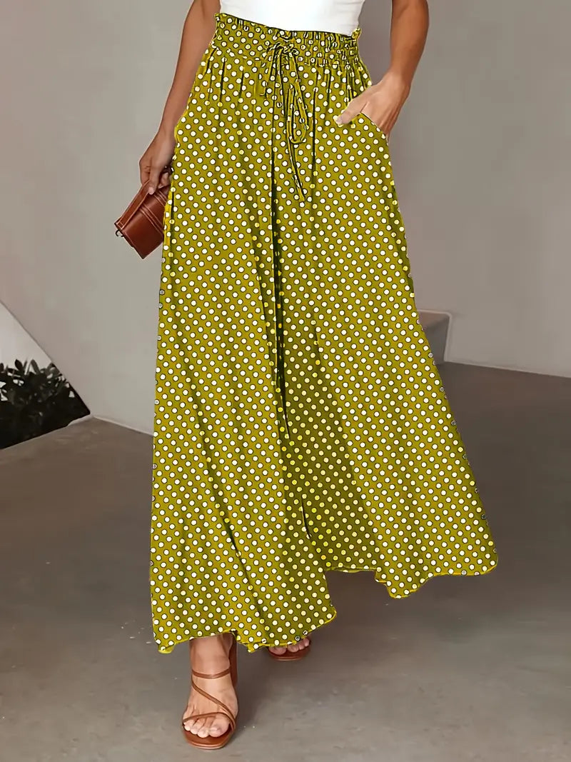 CD | Pantaloni eleganți și șic cu picior lat