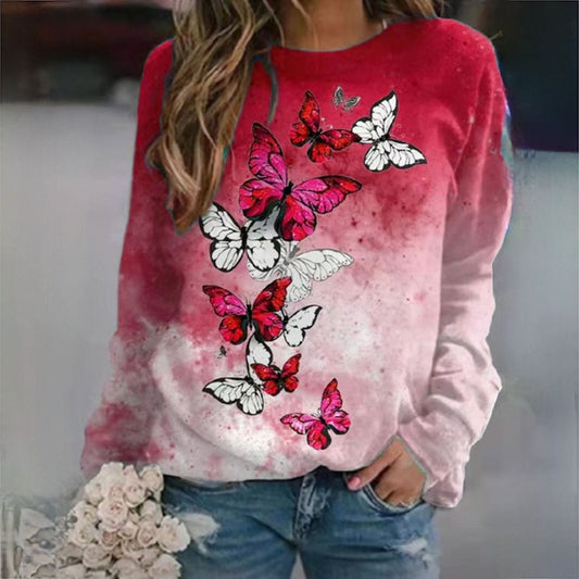 CD | Elegant fluture roșu jumper