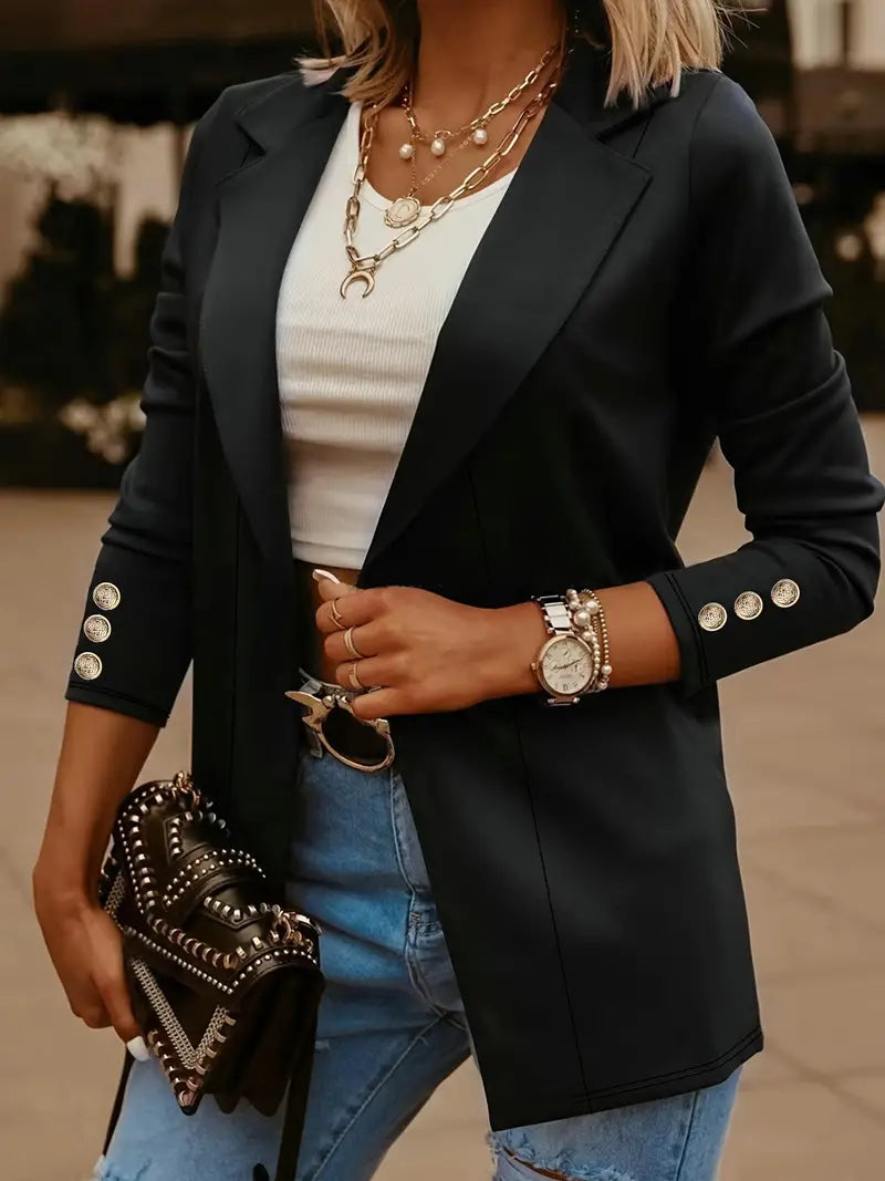 CD | Blazer elegant cu mânecă lungă pentru primăvară