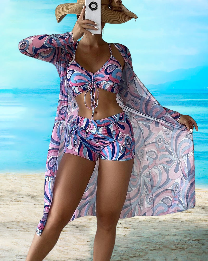 CD | Costume de baie cu model din 3 piese