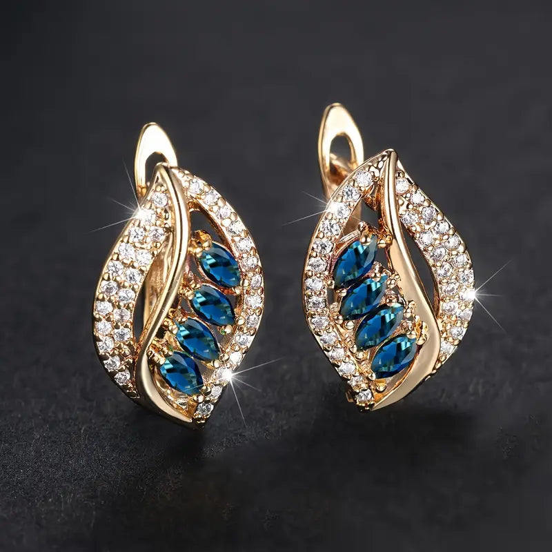 Isola Caelurelle Luxury Gold Plated Earrings