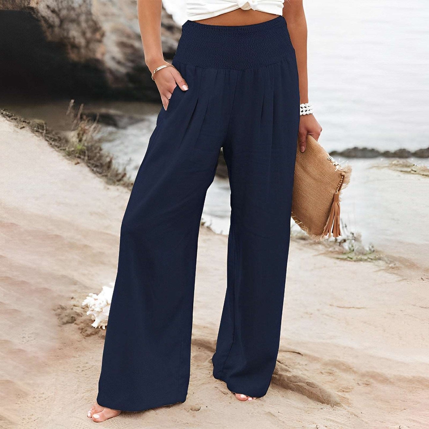 CD | Coll™ Pantaloni cu picior lat