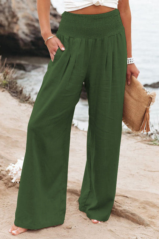CD | Pantaloni casual cu picioare largi