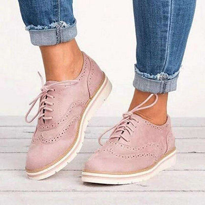 CD | Femeii Casual dantelă până Oxfords Flats
