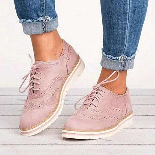 CD | Femeii Casual dantelă până Oxfords Flats