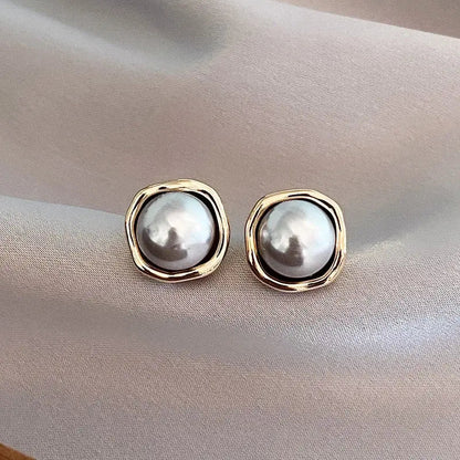 Black Pearl Earrings