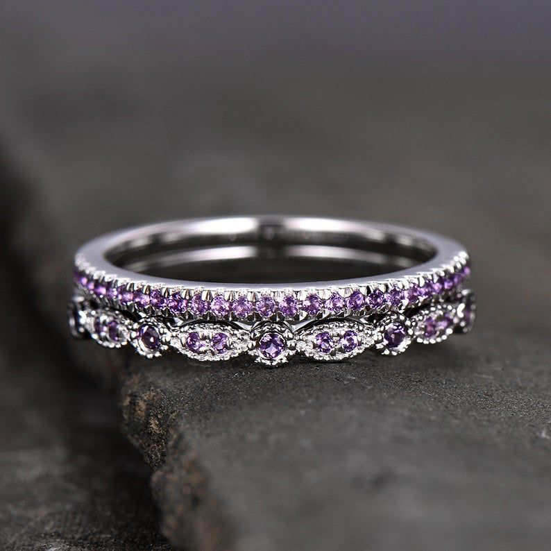 Amethyst Eternity Ring