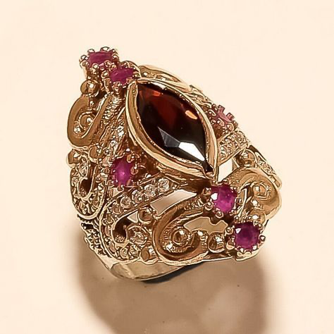 Baroque Ruby Ring