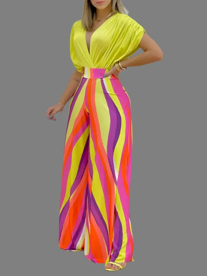 CD | Set top și pantaloni de vară trendy și proaspăt