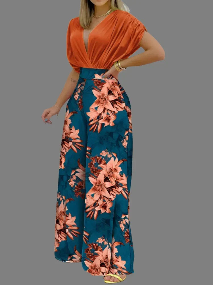 CD | Set top și pantaloni de vară trendy și proaspăt