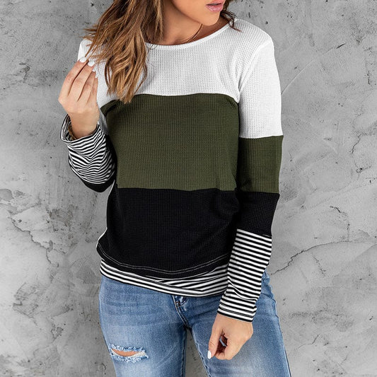 CD | Pulover elegant cu dungi verzi