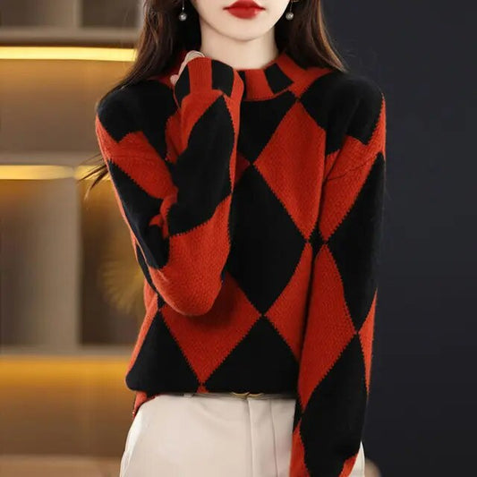 CD | Pulover casual bicolor