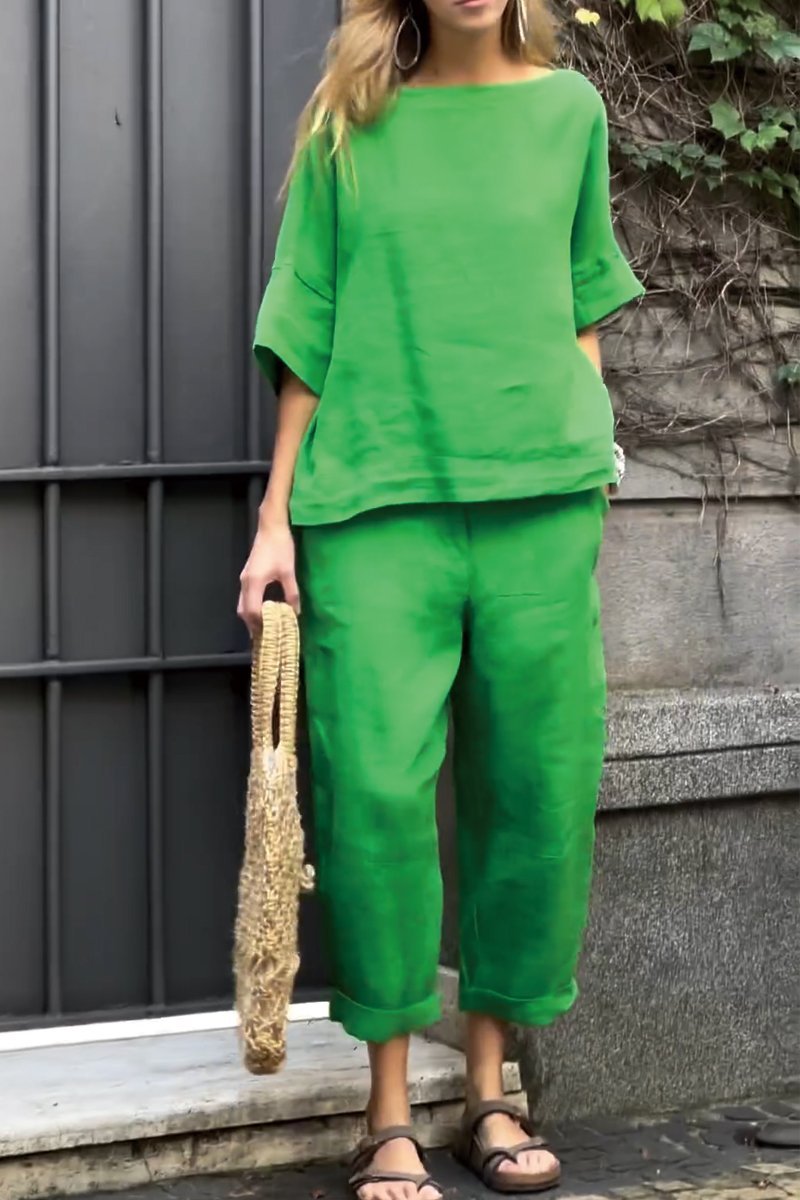 CD | Set confortabil cămașă și pantaloni