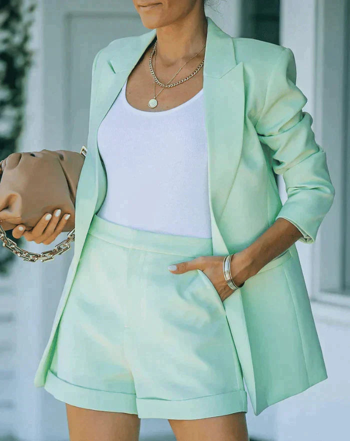 CD | Set blazer și pantaloni scurți