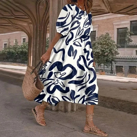 CD | Rochie midi tipărită A-line
