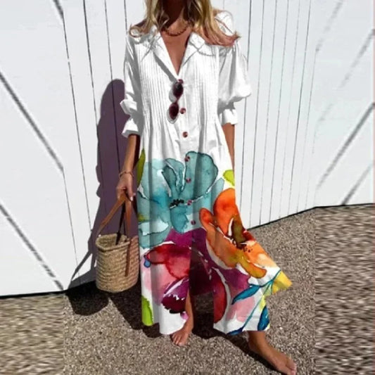 CD | Rochie maxi boho clasică