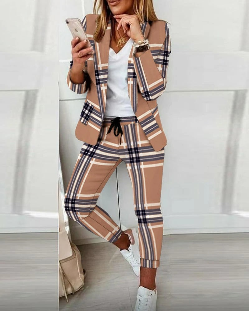 CD | Set blazer chic din două piese