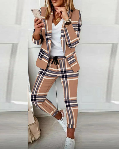 CD | Set blazer chic din două piese