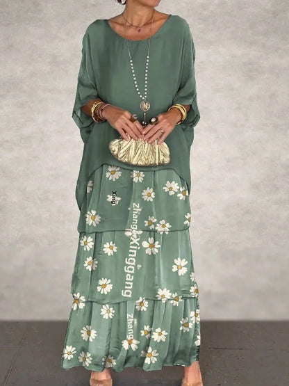 CD | Rochie maxi stratificată lejeră