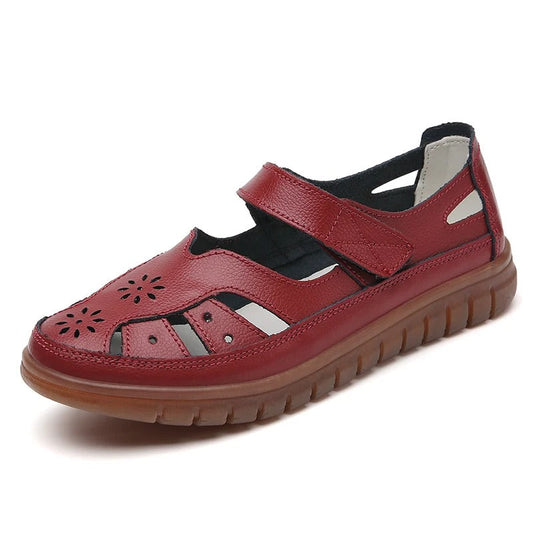 CD | Pantofi casual cu model floral perforat