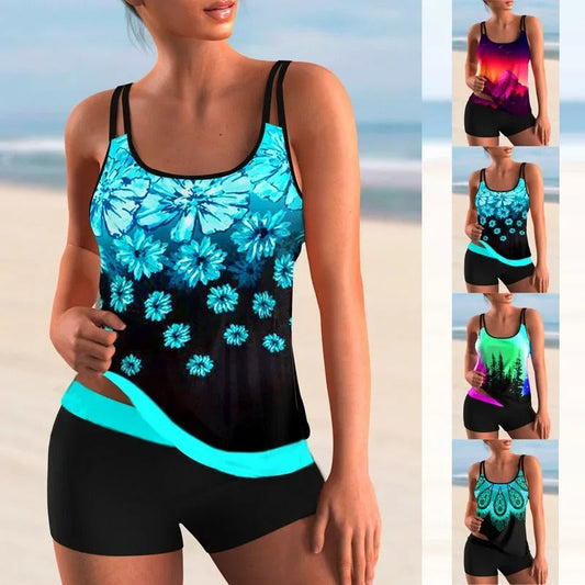 CD | Tankini ombre cu flori
