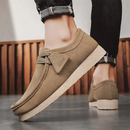 CD | Adidași slip-on din piele de căprioară