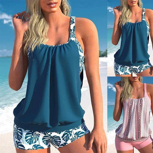 CD | Tankini dungat cu imprimeu