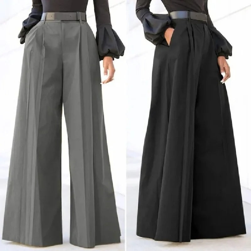 CD | Pantaloni de damă cu croială largă