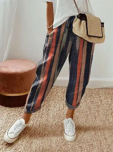 CD | Pantaloni jogger casual cu cordon