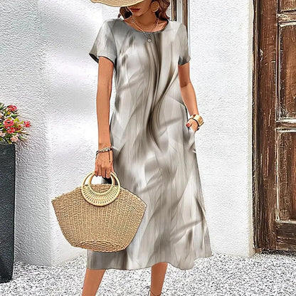 CD | Rochie midi imprimată