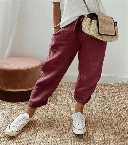 CD | Pantaloni jogger casual cu cordon