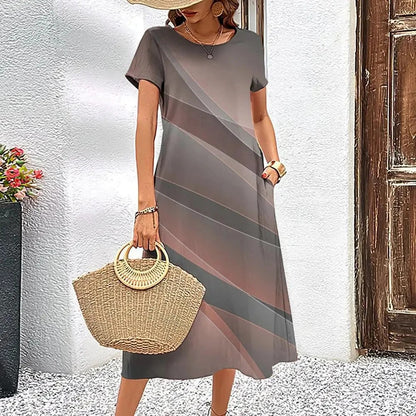 CD | Rochie midi imprimată