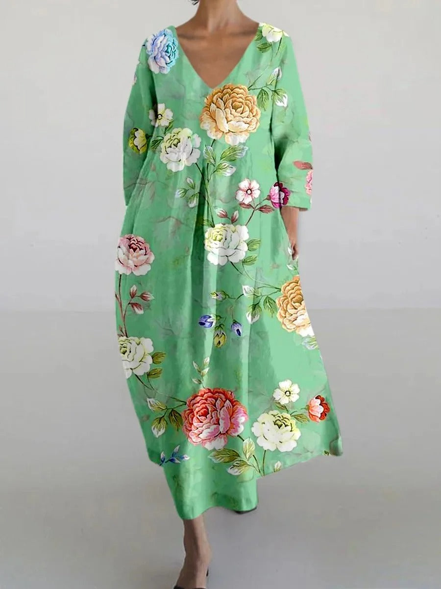 CD | Rochie maxi imprimată