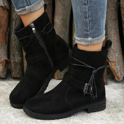 CD | Botine vintage cu catarame