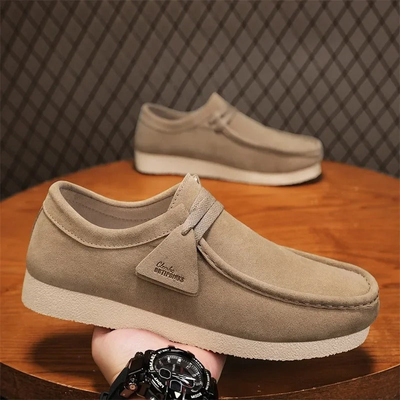 CD | Adidași slip-on din piele de căprioară