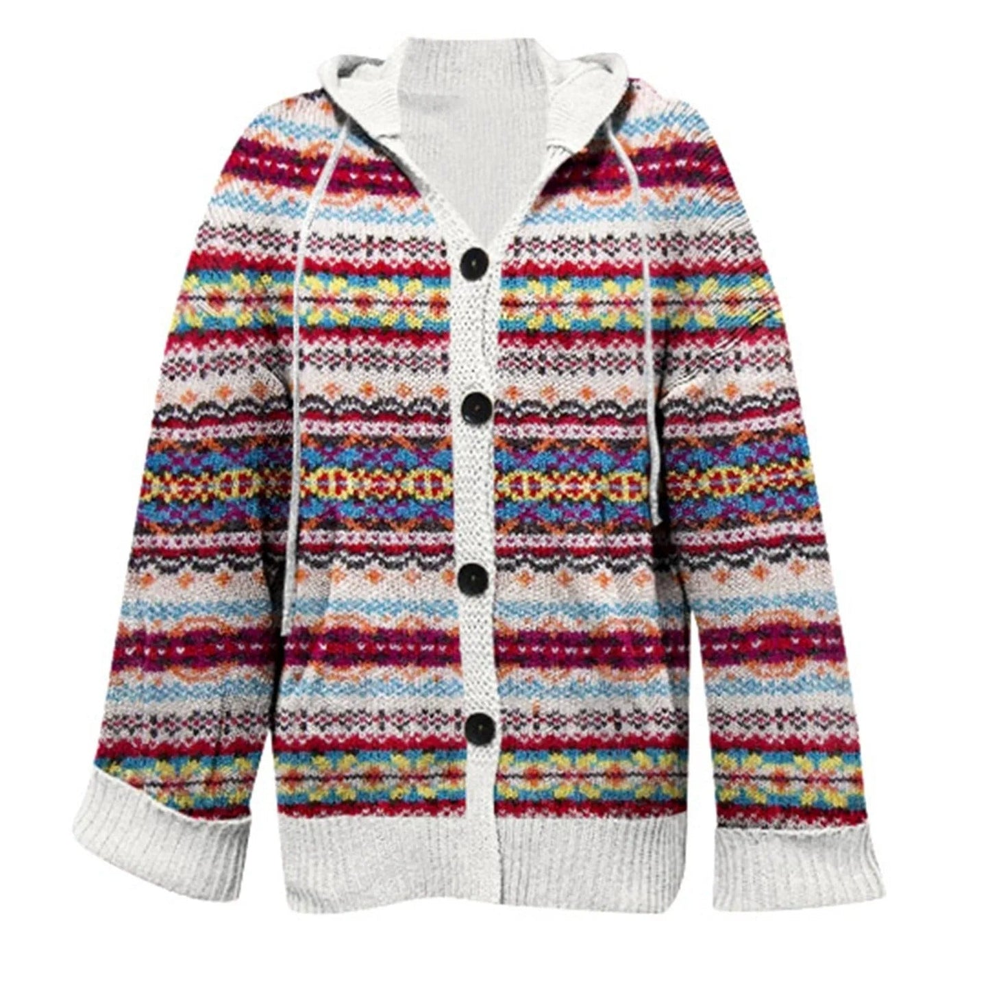 CD | Vintage jacquard doamnelor cardigan