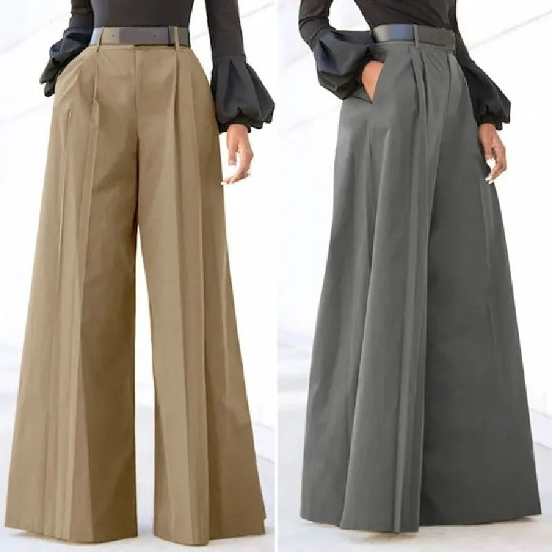 CD | Pantaloni de damă cu croială largă