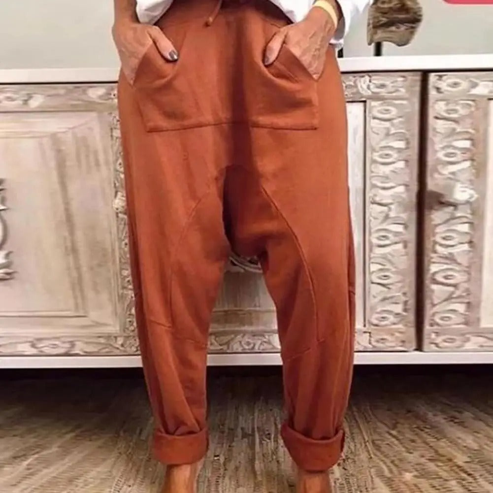 CD | Pantaloni largi cu cordon