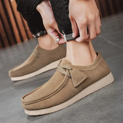 CD | Adidași slip-on din piele de căprioară