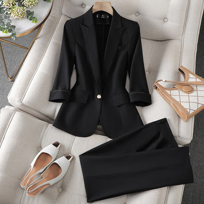 CD | Set elegant blazer și pantaloni pentru femei