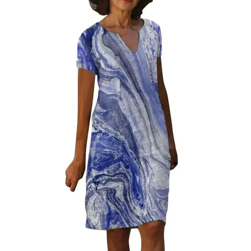 CD | Rochie midi imprimată