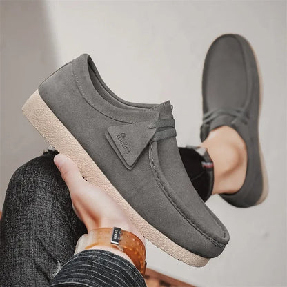 CD | Adidași slip-on din piele de căprioară