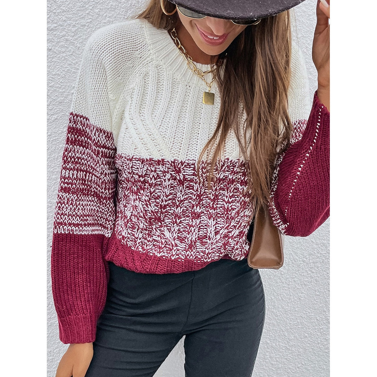 CD | Pulover general casual și relaxat
