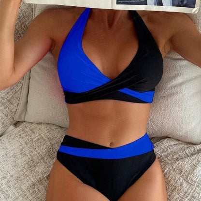 CD | Bikini sexy fără spate cu curea încrucișată