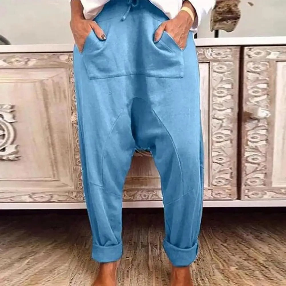 CD | Pantaloni relaxanți cu cordon pentru femei
