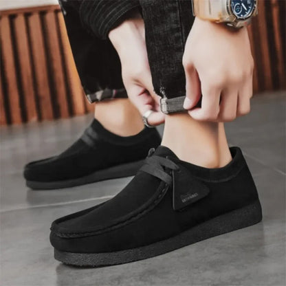CD | Adidași slip-on din piele de căprioară