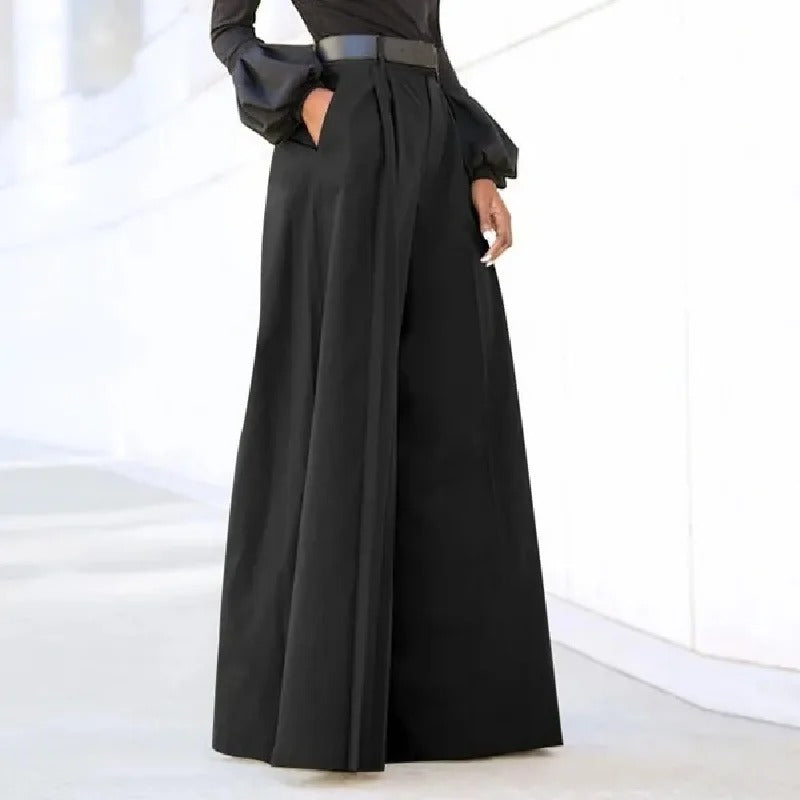 CD | Pantaloni de damă cu croială largă