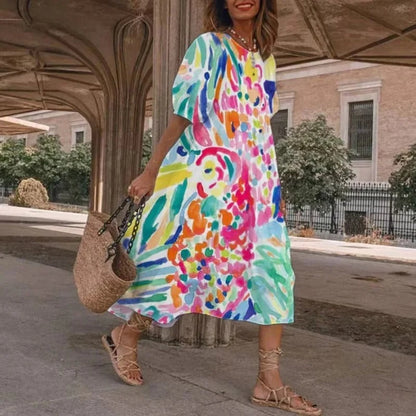 CD | Rochie midi tipărită A-line