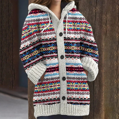 CD | Vintage jacquard doamnelor cardigan