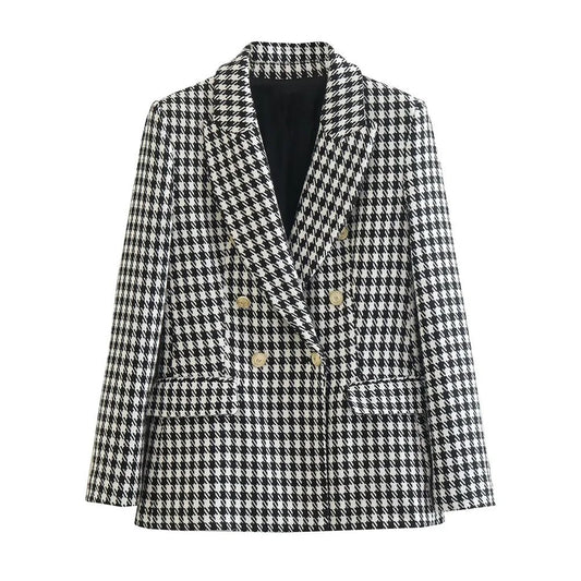 CD | Blazer elegant cu noduri pentru femei
